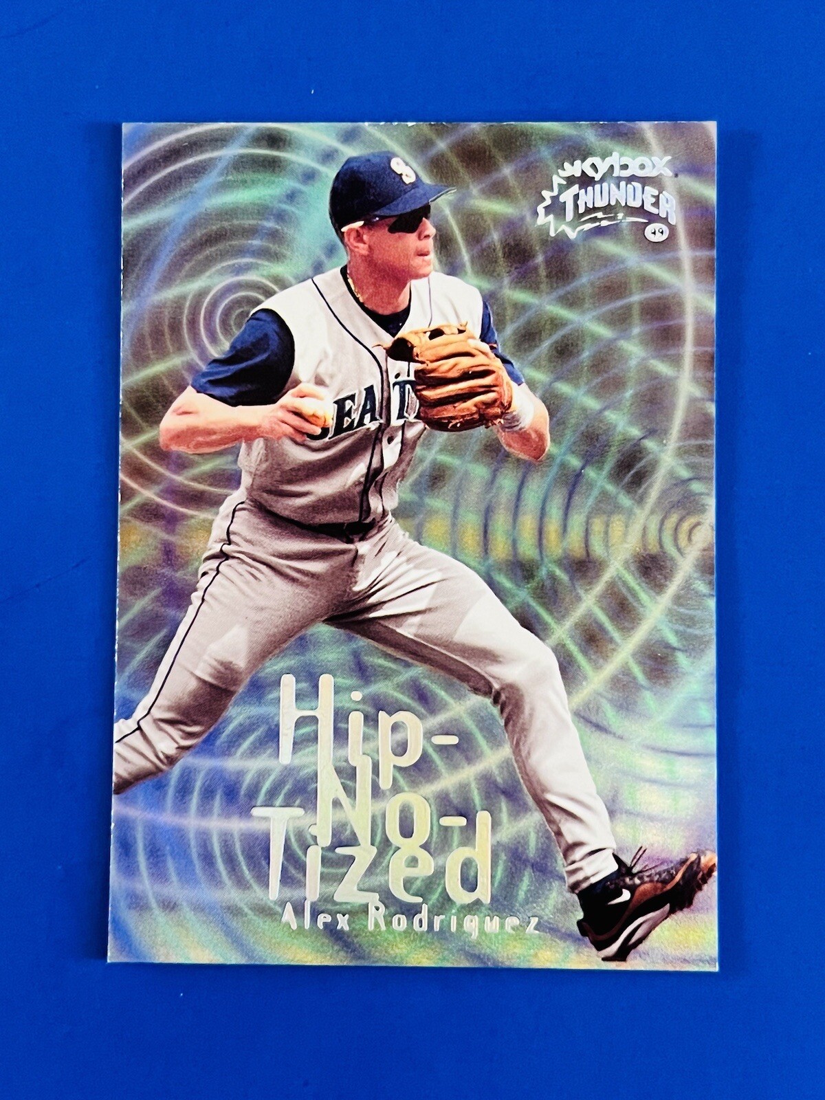 1999 Skybox Thunder Alex Rodriguez Mariners Hip-No-Tized Insert Card #11 H