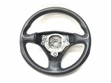 2004-05 Audi A4 Quattro Black Leather Steering Wheel Used OEM 8E0419091