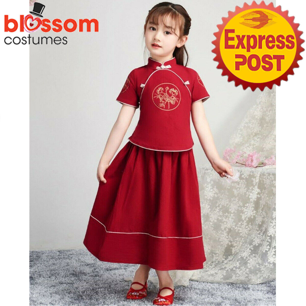 Oriental Girl Costume - Chinese New Year Oriental Girl Costume - Chinese New Year
