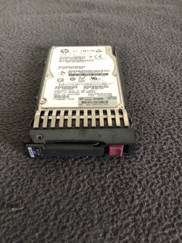 HP EG0300FBVFL 300GB 2.5" 6Gb/s 10K RPM SAS Hard Drive P/N: 641552-001