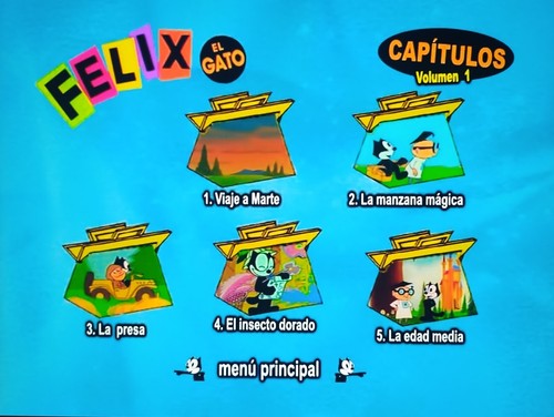 Felix el Gato: La Serie Completa en Español Latino. Set de 4 Discos. - Afbeelding 3 van 10