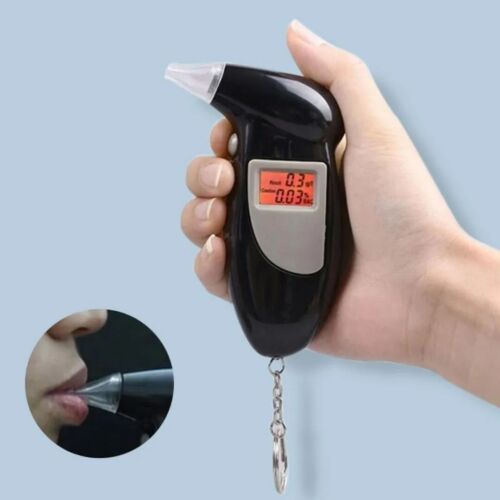 Digital Breathalyzer Test Alcohol Tester Analyzer BAC Detector LCD Display M9 - Picture 5 of 9