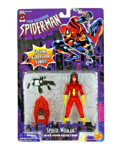 SPIDER-WOMAN Action Figure Marvel Amazing Spider-Man 1996 Toy Biz - Picture 1 of 5
