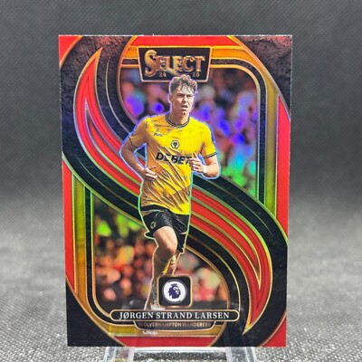 Jorgen Strand Larsen 2024-25 Select Premier League EPL Mezzanine Red Prizm #129