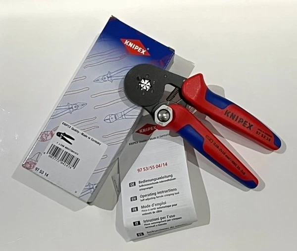 Knipex 975314 Aderendhülsenzange Crimpzange Aderendhülsen 0,08 bis 2x10mm² OVP - Bild 2 von 4