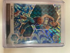 2020-21 Panini Mosaic Lamelo Ball Blue Reactive Prizm RC #202