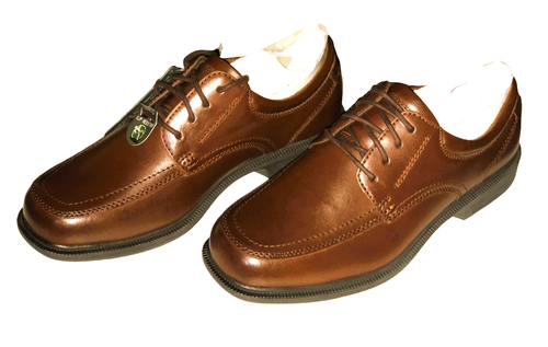 Zapatos para caminar de vestir de cuero coñac St. Oxford Nunn Bush talla 8 XW para hombre EE. UU. - Imagen 5 de 17