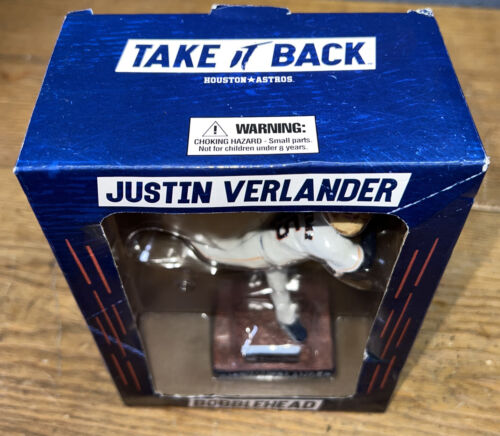 2019 Houston Astros Bobblehead Justin Verlander SGA Detroit Tigers World Series - Picture 4 of 7
