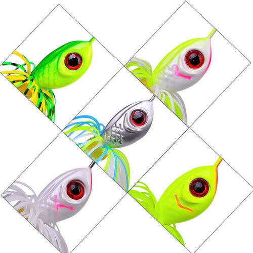 Señuelo de pesca Spinnerbait de alta calidad de 9 km con faldas para pescar lubina, cebo para peces - Imagen 4 de 16