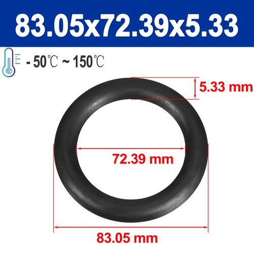 Metric O Ring EPDM Rubber - Large range of sizes 10mm - 658mm Thickness 5.33mm - Picture 52 of 114