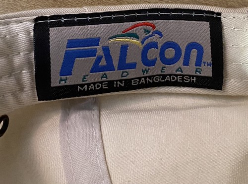 Sombrero/Gorra Ajustable con Correa "Newport RI" Para Hombre Usado... Beige Claro con Logo - Imagen 6 de 6