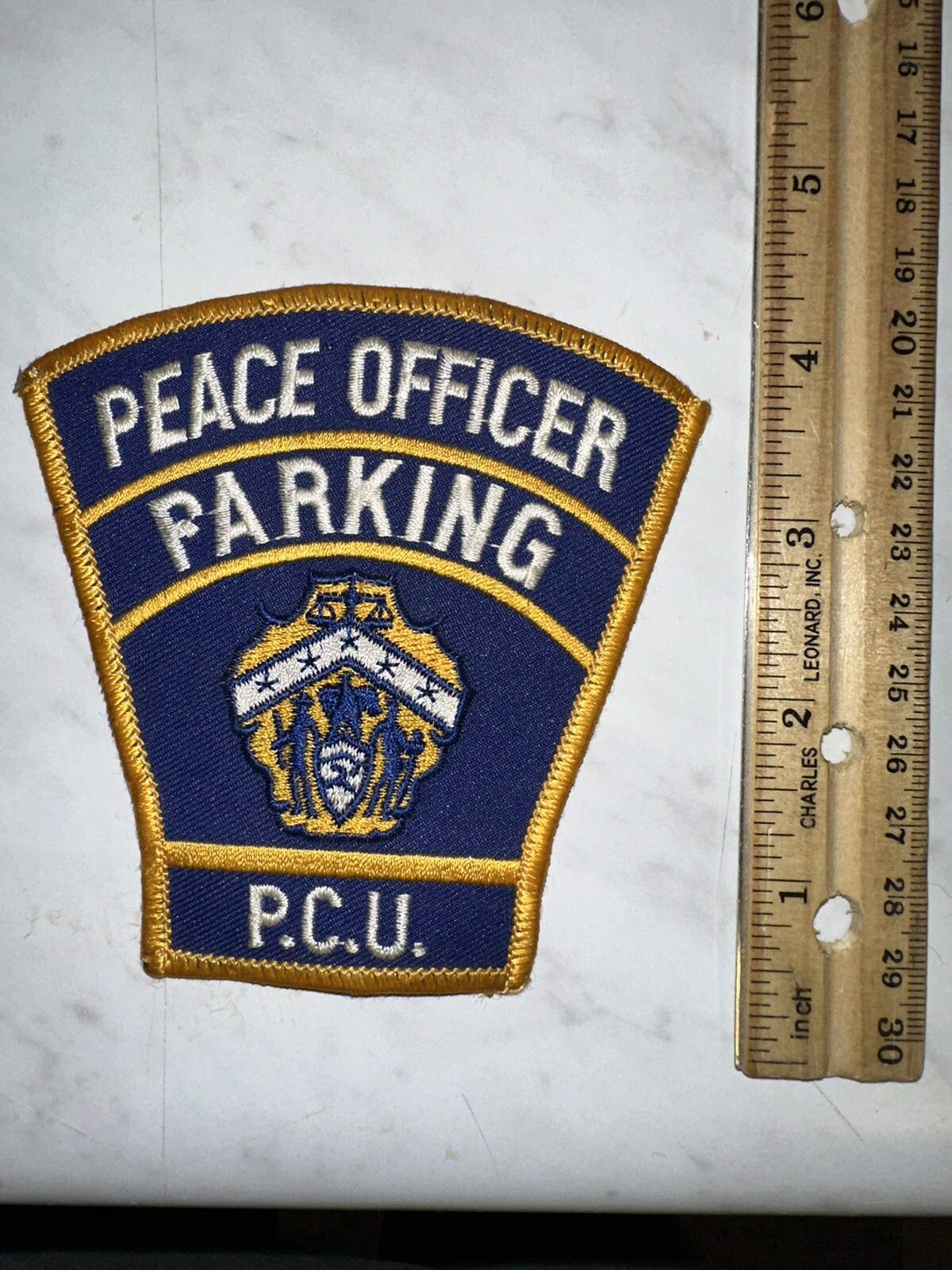 New York City Peace Officer Parking P.C.U Police Patch NOS! eBay