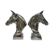 Pferd Buchstützen Aluminium Statue Schreibtisch Bücherregal Dekoration Figur ...