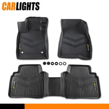 3D All-Weather Front  2nd Row Liner Floor Mats Fit For 23-24 Honda Accord TPE