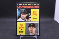 Alex Young / Zac Gallen RS, RC #93 2020 Topps Heritage  Arizona Diamondbacks