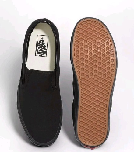 VANS Classic Slipper Canvas Schuhe Jugend Jungen Größe 4 schwarz