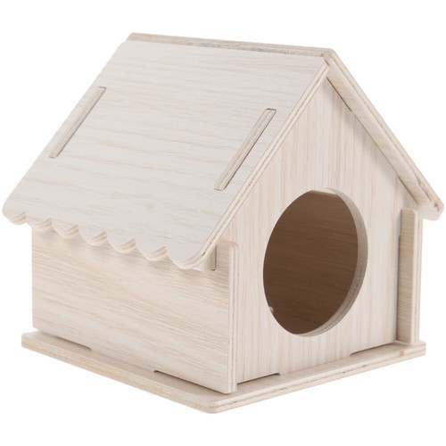 Wooden Maze Hut Small Animal House Habitat Hamster Houses Hideouts for Hamsters - Picture 2 of 12