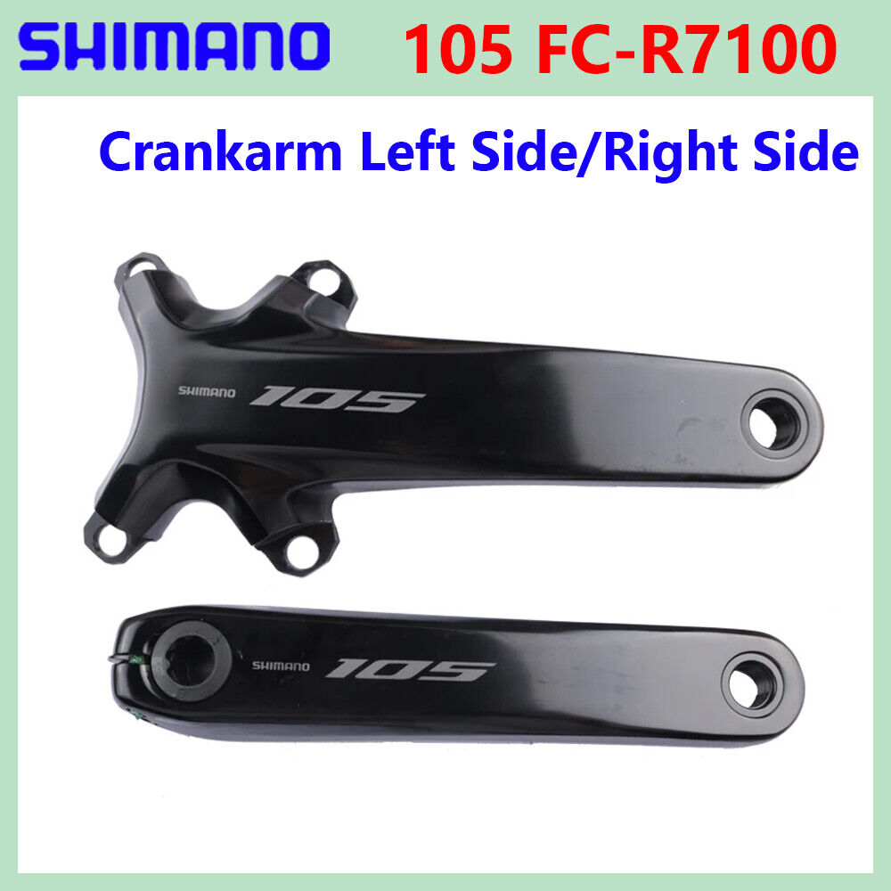 Shimano 105 FC-R7100 Crank Arm For 12-Speed Road Bike Crankset No Chainring | eBay Shimano 105 FC-R7100 Crank Arm For 12-Speed Road Bike Crankset No Chainring | eBay