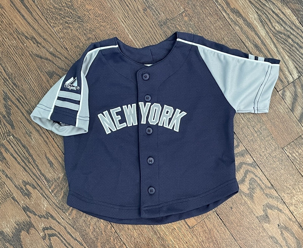 Toddler New York Yankees Majestic Baseball Jersey 18 Months EUC