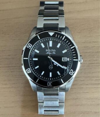 BULOVA MARINE STAR STAINLESS STEEL 43MM MEN'S WATCH 98B203