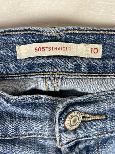 levis 505 womens straight fit jeans size 10 - Picture 3 of 10