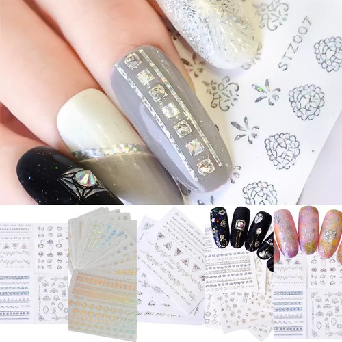 Nailart Transfers holografisch 3 BLATT kostenloser Versand US-VERKÄUFER - Bild 5 von 28