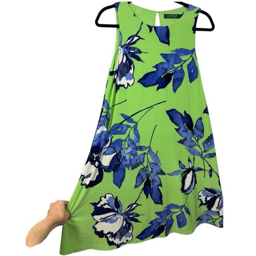 Lauren Ralph Lauren ärmelloses geblümtes Swing Kleid Gr. 10 feminin Old Money - Bild 8 von 11