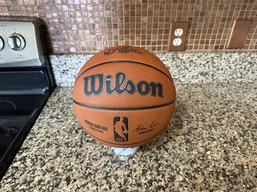 Wilson NBA Finals Official Game Ball Leather Basketball 2023 Nuggets - Picture 10 of 10