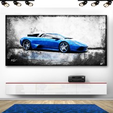 WAND BILD LAMBORGHINI AUF LEINWAND ALUDIBOND ODER ACRYLGLAS AUTO KUNST BILDER