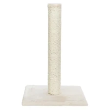Parla Cat Scratching Post : For Indoor Cats : Plush Covered Base And Sisal Pos
