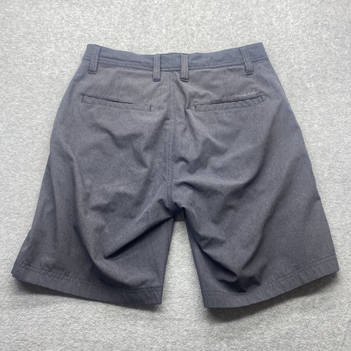 Travis Mathew Shorts Uomo 30x8" Chino Performance Grigio Leggero Golf! LEGGI! - Foto 6 di 11