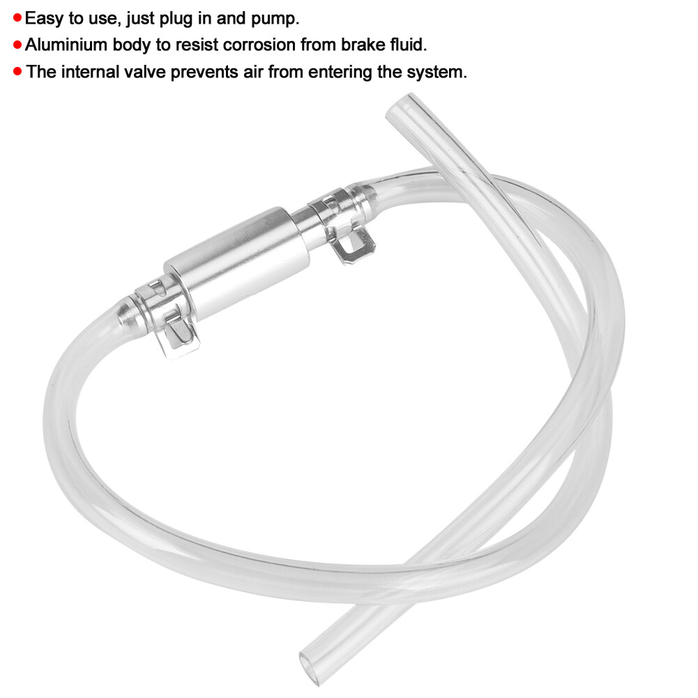 .Universal Hydraulic Brake Bleeder Clutch Bleeding Hose Valve Tube Tool