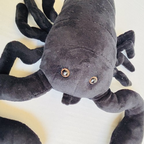 Large 14” Black Scorpion Plush Toy New E1-638-M - Picture 4 of 5