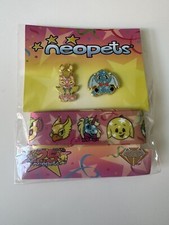 SDCC 2024 Neopets Exclusive 2 pin and Lanyard Set: Aisha  Shoyru Comic Con CODE