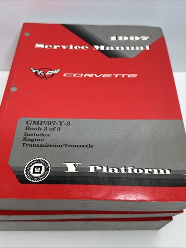 Original 1997 Corvette Shop Repair Service Manual 4 Vol Set 97 Chevy Books  - Foto 4 di 11