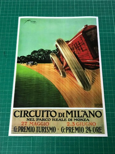Motorsport Auto Poster Man Cave F1 TT Le Mans gedruckt Wohndeko Wandbild Bar - Bild 2 von 136