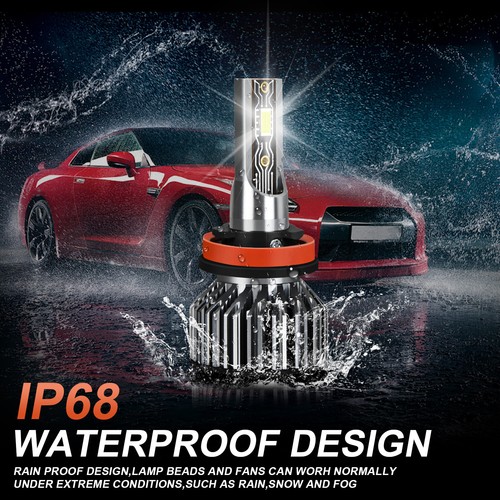 For Chevrolet Impala 2006-2013 Combo LED Headlights High Low Fog Light Bulbs V2T - Foto 9 di 14