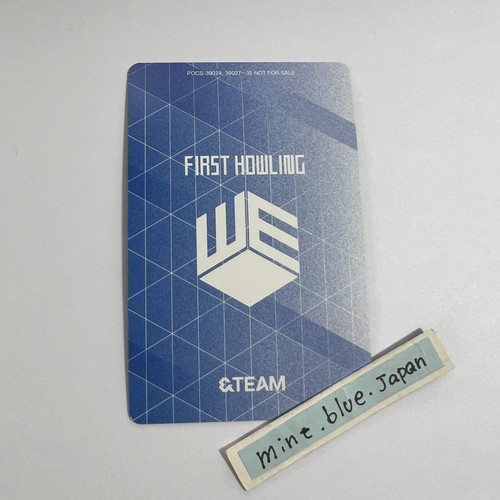 Tarjeta fotográfica &TEAM First Howling: WE Weverse JAPAN POB / versión individual - Imagen 64 de 104