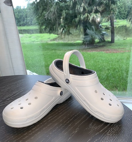 Crocs Classic Clogs White Mens Size 9 