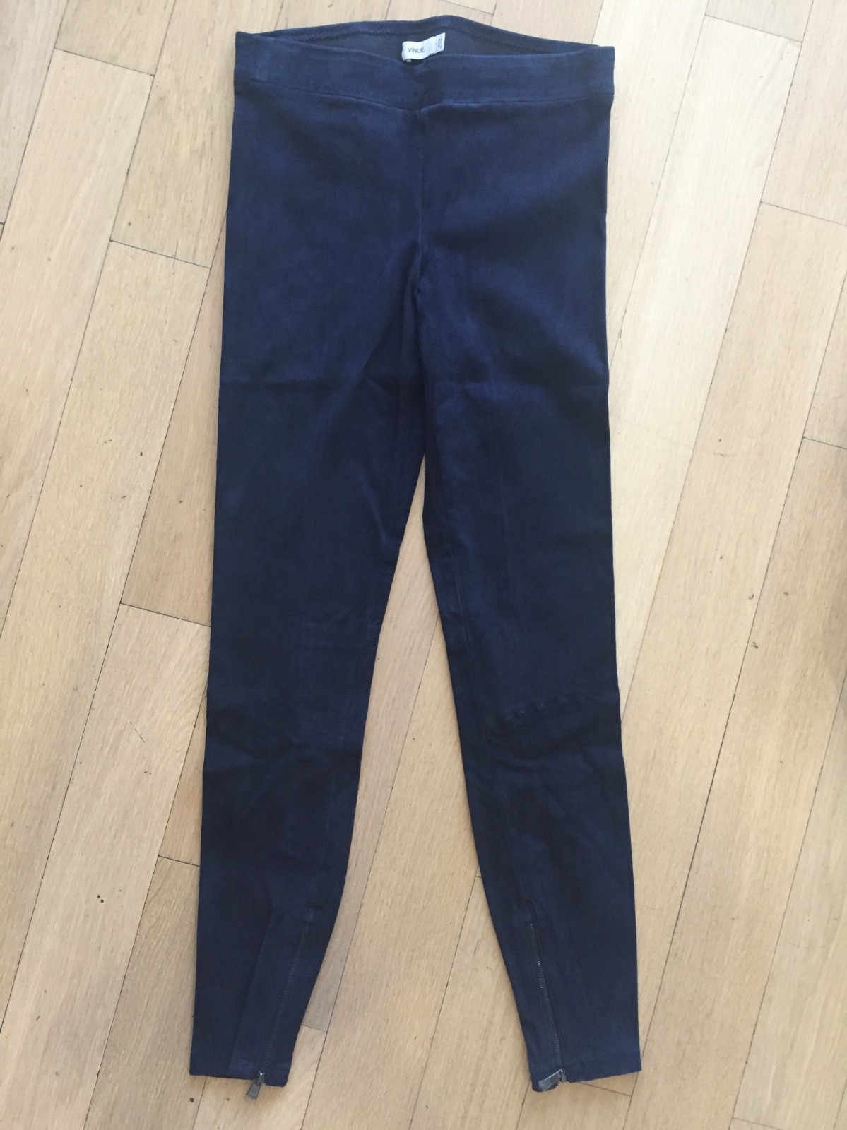 Vince Navy Suede Leggings Size XXS Vince Navy Suede Leggings Size XXS