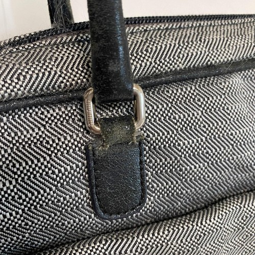 MIU MIU Horizontal Canvas Grey Handbag - Picture 16 of 22