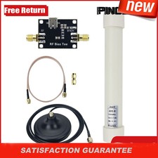 ADS-B 1090MHz Active Antenna DC5V Bias Tee 23.15dBi Gain RF Receiving Antenna