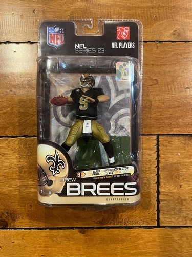 2010 McFarlane Toys NFL Players Series 23 Drew Brees #9 NO Saints Figure NEW - Picture 3 of 5