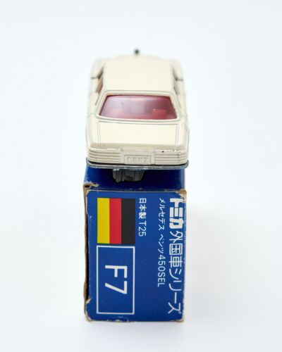 Vintage Japanese Tomica Foreign Car Series Model #F7 Mercedes Benz 450SEL - Picture 3 of 11