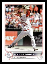 Nick Wittgren 2022 Topps Update #US202 St. Louis Cardinals Baseball