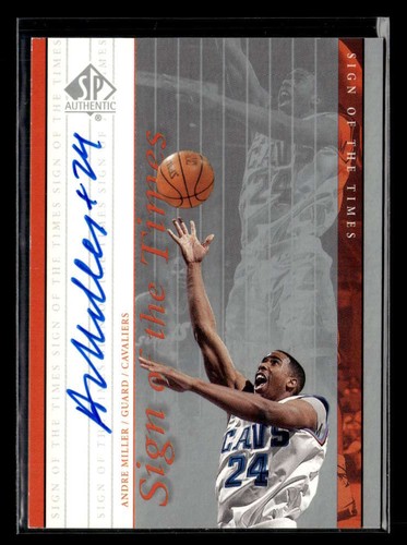 1999-2000 Upper Deck SP Authentic Andre Miller Sign of the Times RC Auto FX672