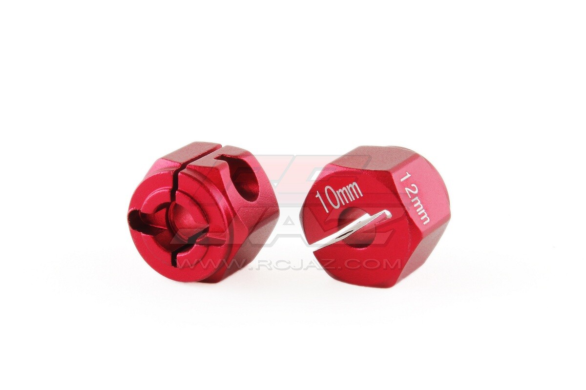 分不相応 EA fab GPM WW2010-R Aluminum 12x10mm Hex Hubs Adapter Set For Tamiya WR02
