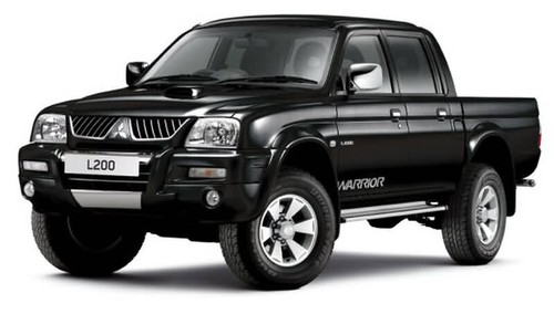 Par de manija exterior negra para Mitsubishi L200 Strada K64 Dodge 1996 '05 - Imagen 9 de 9