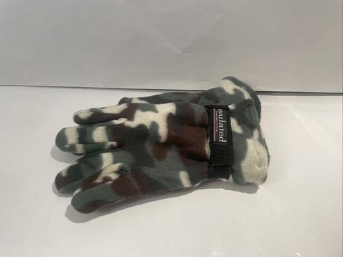 Thermo Wear Camouflage Wrist Adjustable Strap Winter Gloves - Picture 10 of 14