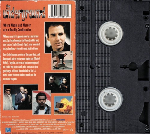 PM Entertainment VHS THE UNDERGROUND w/Jeff Fahey & Brion James - Picture 2 of 2